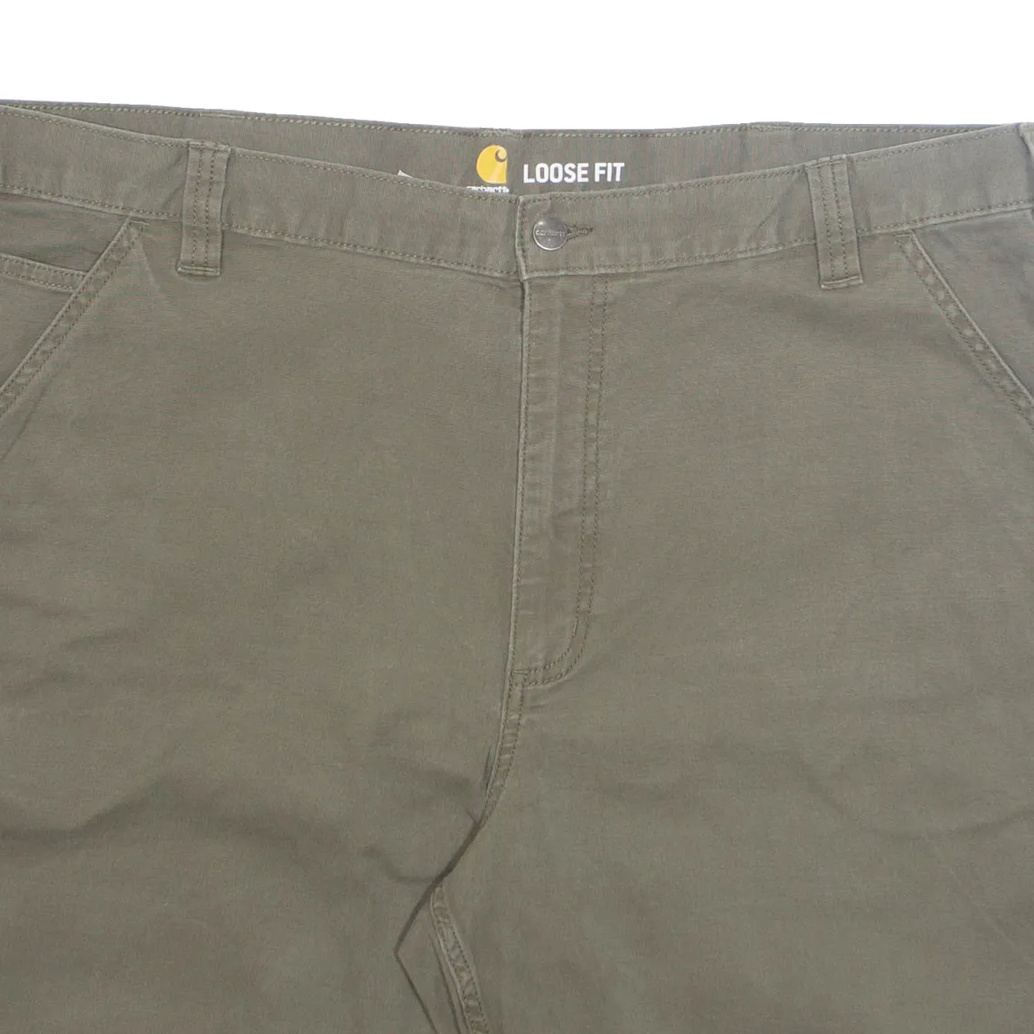 CARHARTT Cargo Mens Workwear Shorts Green Loose XL W42