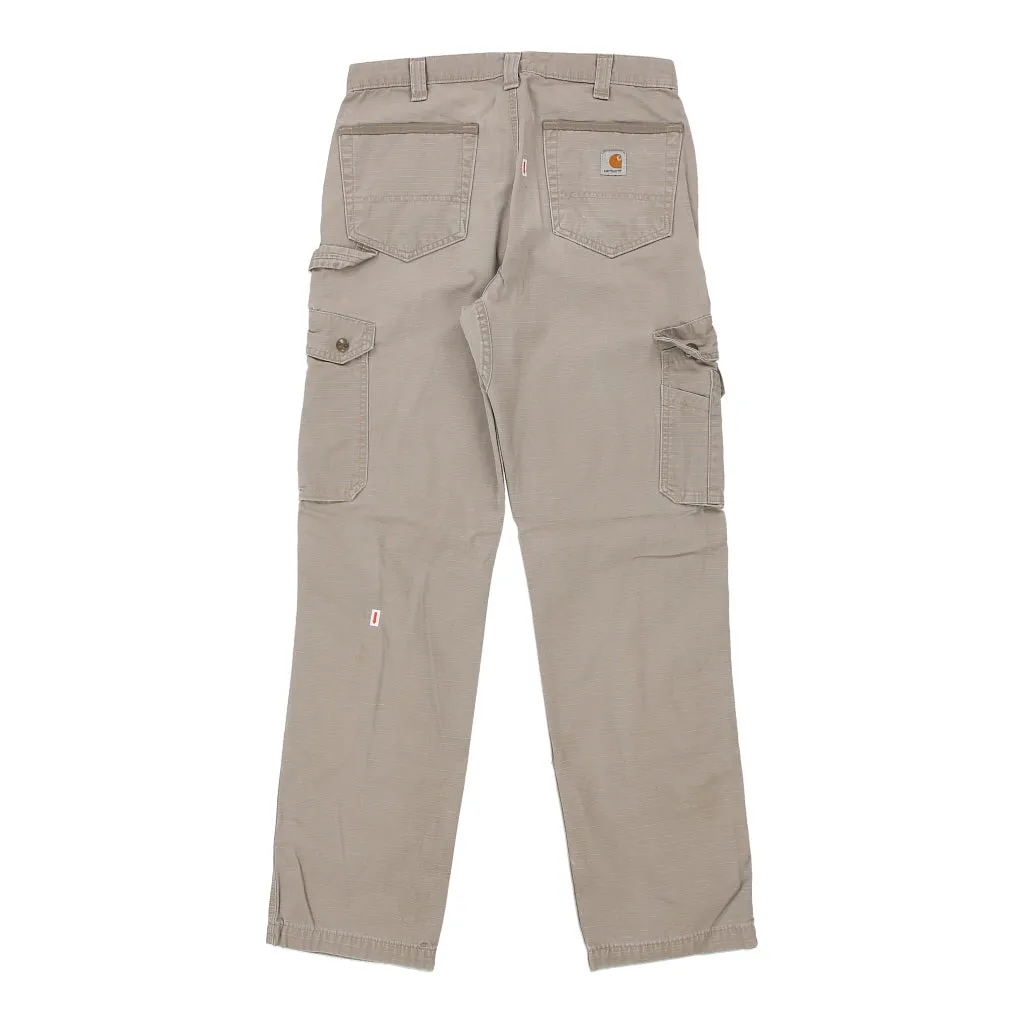 Carhartt Carpenter Trousers - 32W 34L Grey Cotton