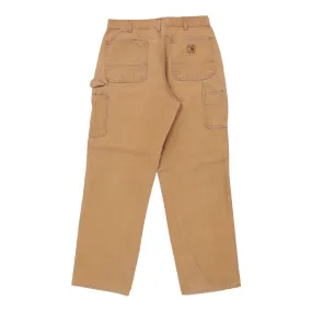 Carhartt Carpenter Trousers - 34W 32L Brown Cotton