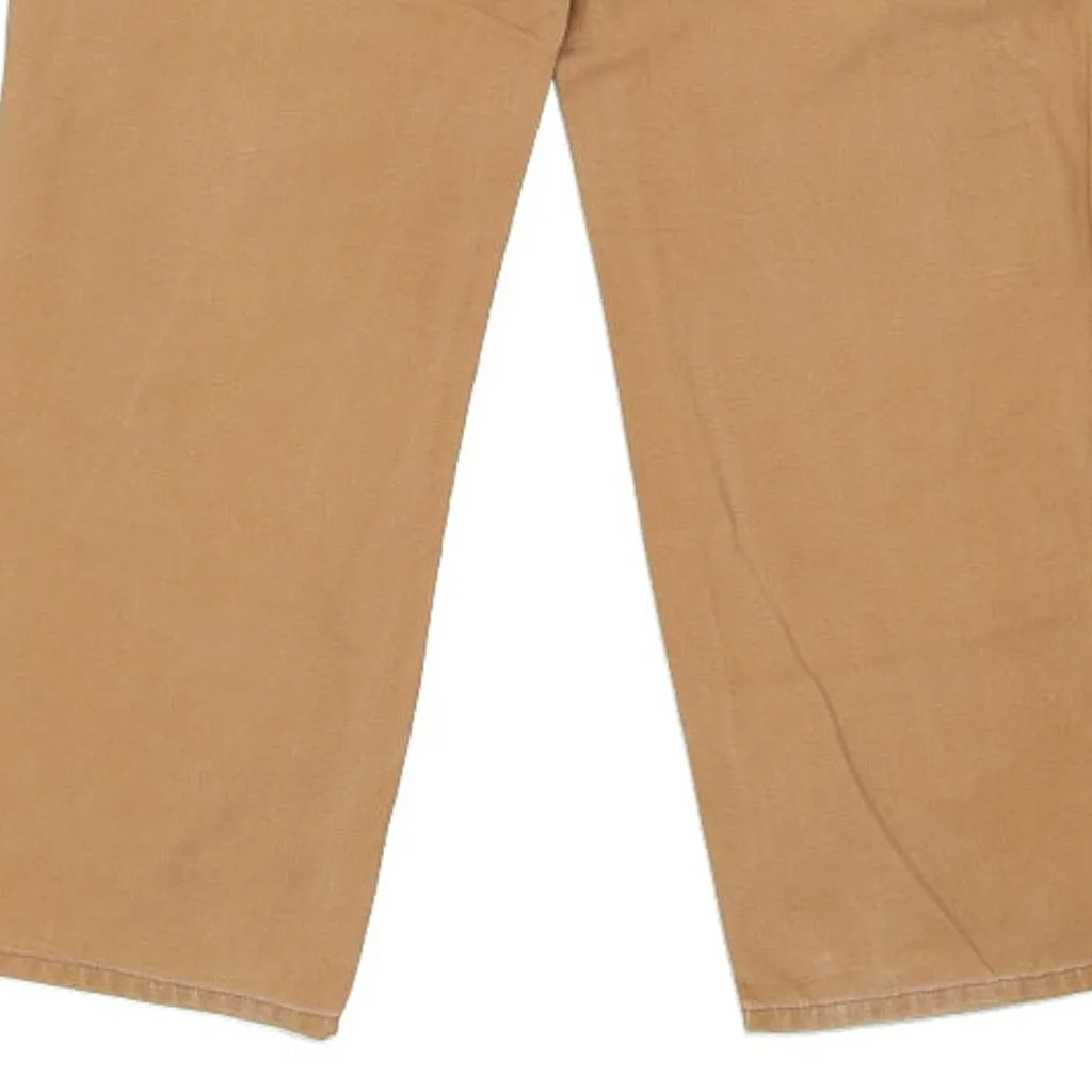 Carhartt Carpenter Trousers - 34W 32L Brown Cotton