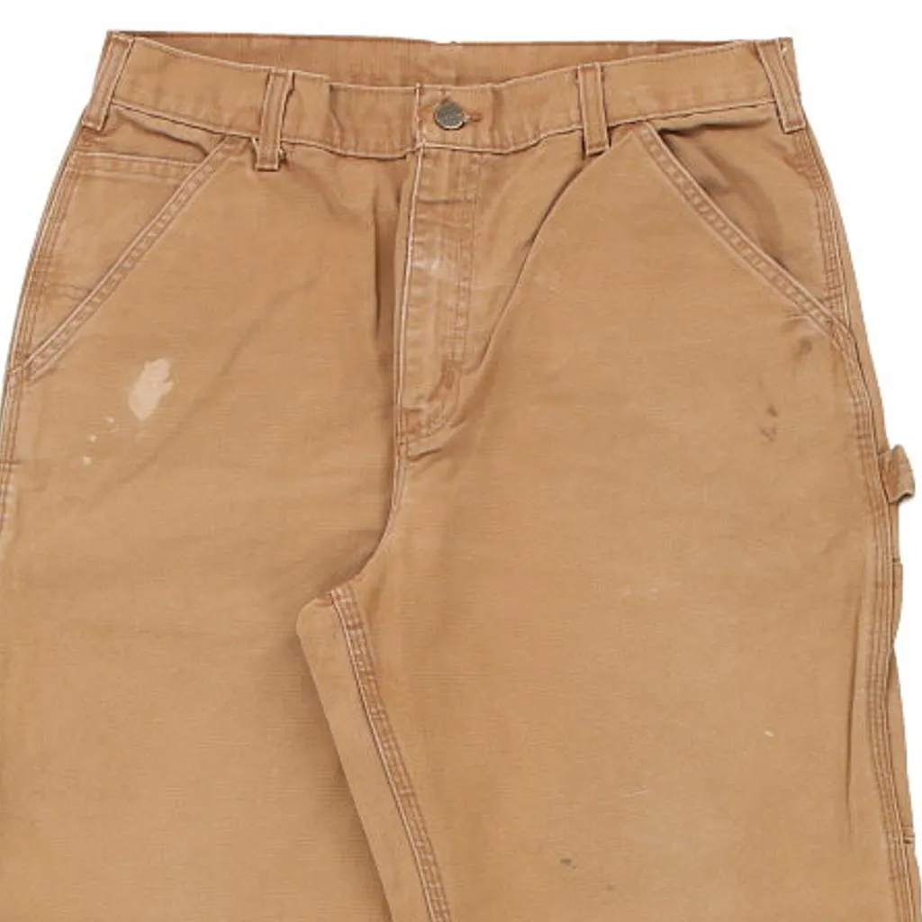 Carhartt Carpenter Trousers - 34W 32L Brown Cotton