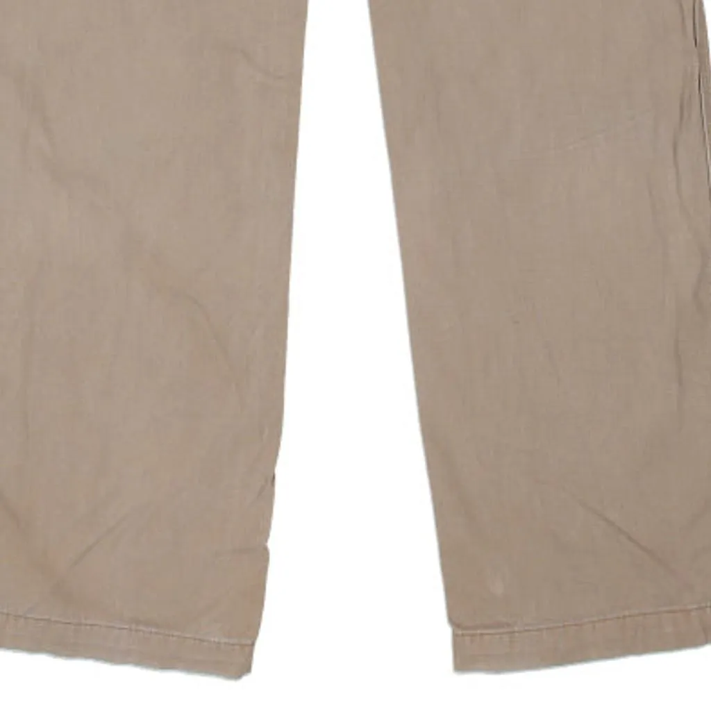 Carhartt Carpenter Trousers - 34W 34L Beige Cotton