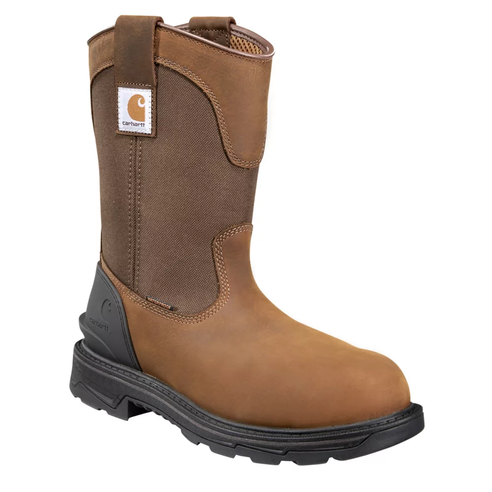 CARHARTT  MENS IRONWOOD WATERPROOF 11-INCH WELLINGTON WORK BOOT