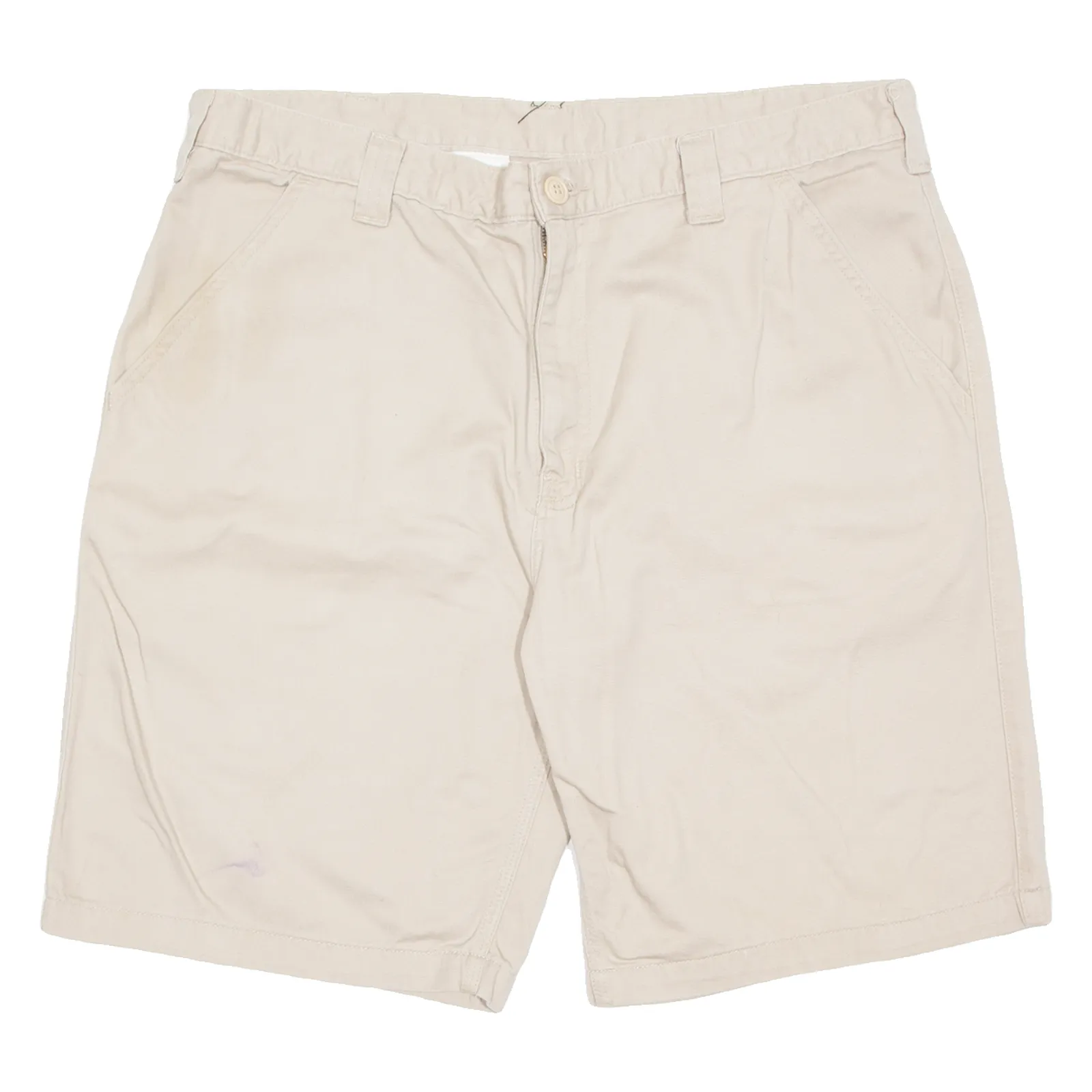 CARHARTT Mens Workwear Shorts Beige Relaxed 2XL W40