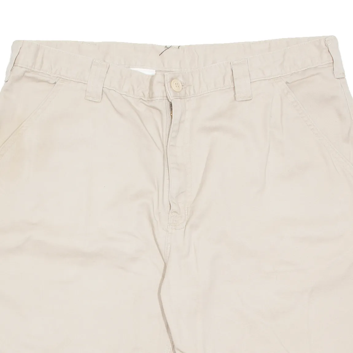 CARHARTT Mens Workwear Shorts Beige Relaxed 2XL W40