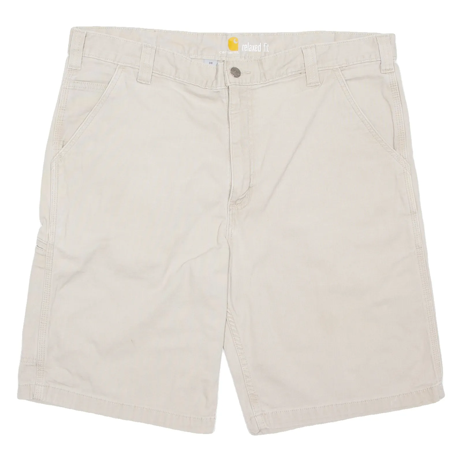 CARHARTT Mens Workwear Shorts Beige Relaxed XL W38