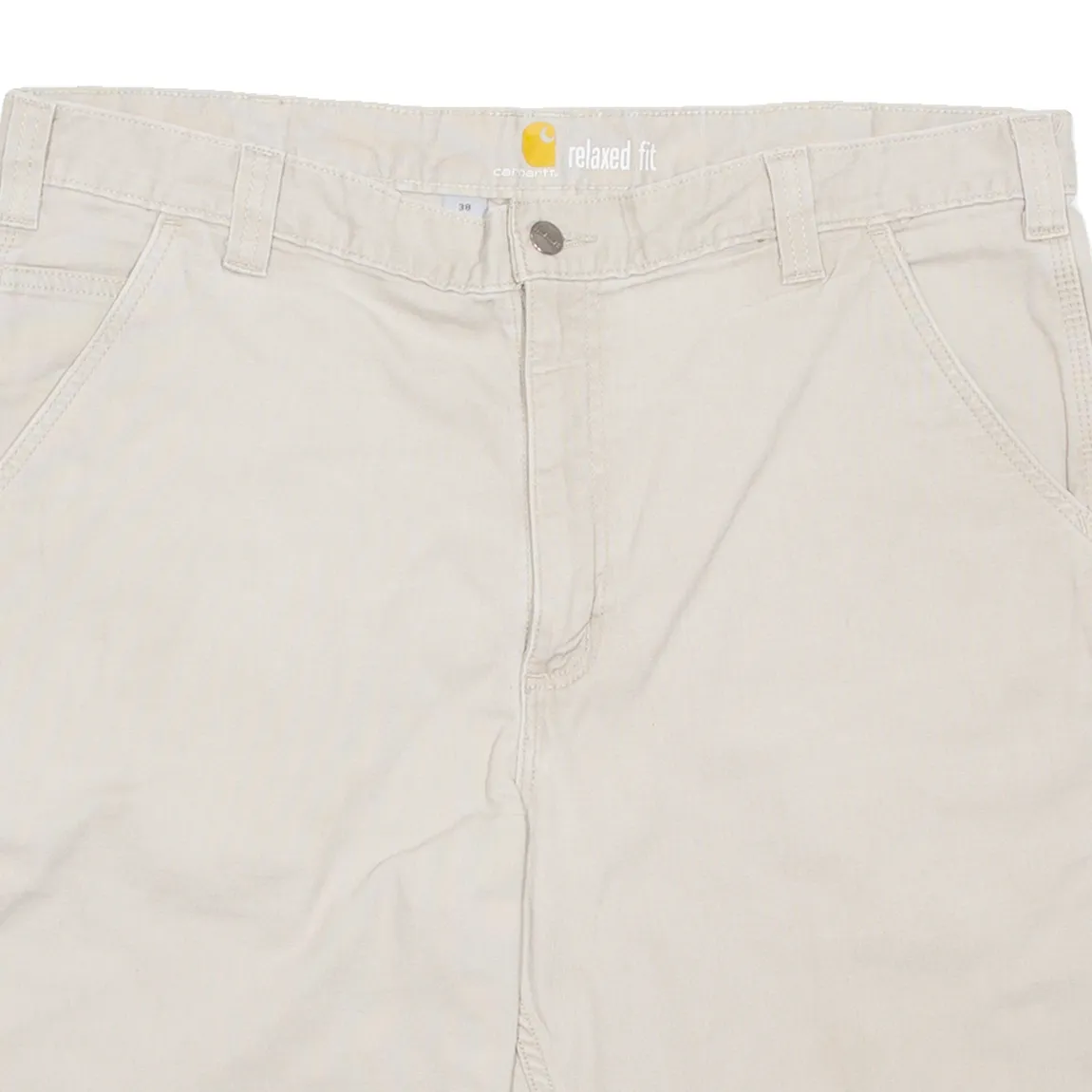 CARHARTT Mens Workwear Shorts Beige Relaxed XL W38