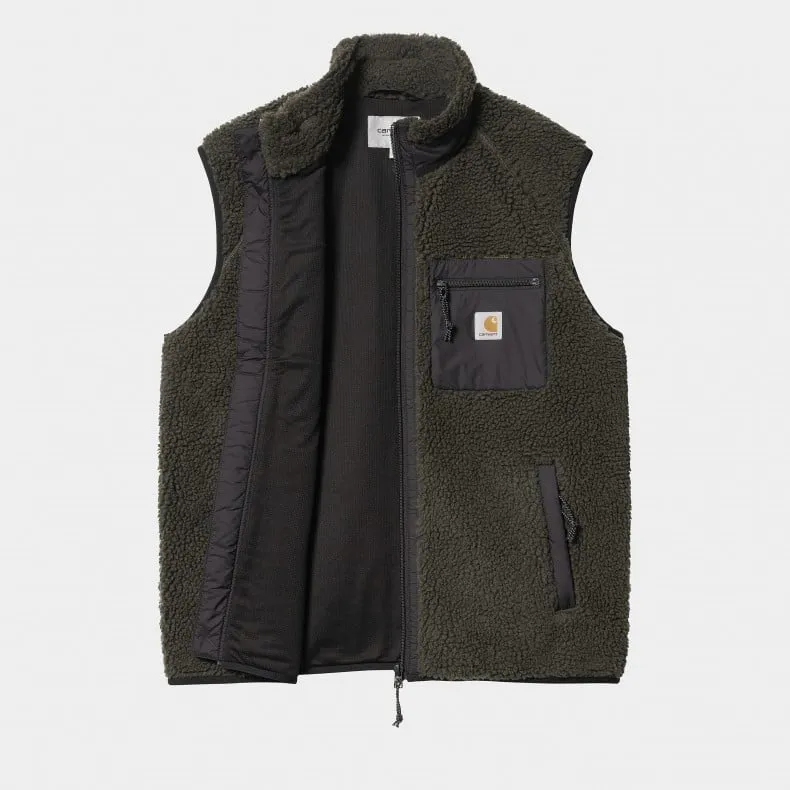 Carhartt WIP Prentis Liner Fleece Vest (Cypress/Black)