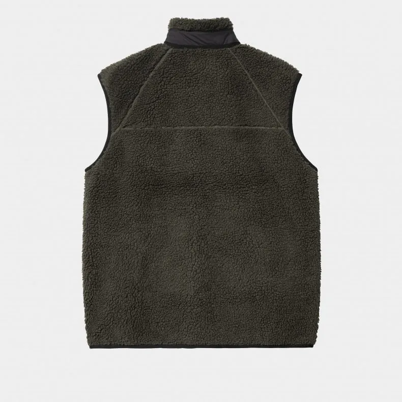 Carhartt WIP Prentis Liner Fleece Vest (Cypress/Black)