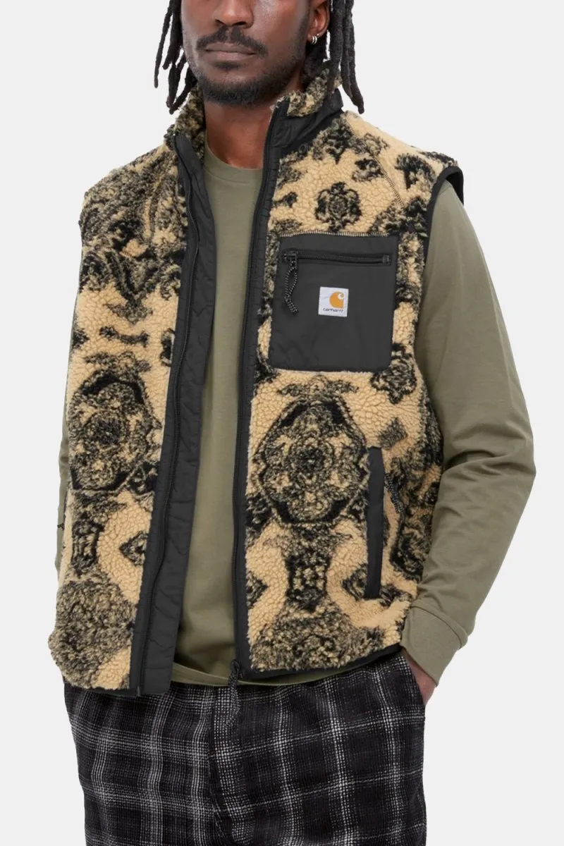 Carhartt WIP Prentis Vest Liner Verse Jacquard Fleece (Dusty Brown & Scoot Black)