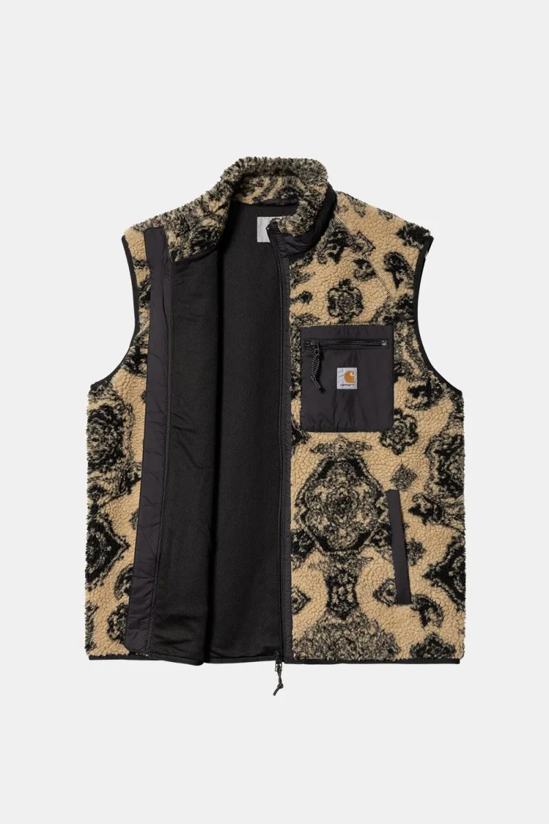 Carhartt WIP Prentis Vest Liner Verse Jacquard Fleece (Dusty Brown & Scoot Black)