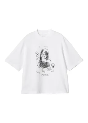 Carhartt WIP - W' S/S Pepe Card T-Shirt - White/Black