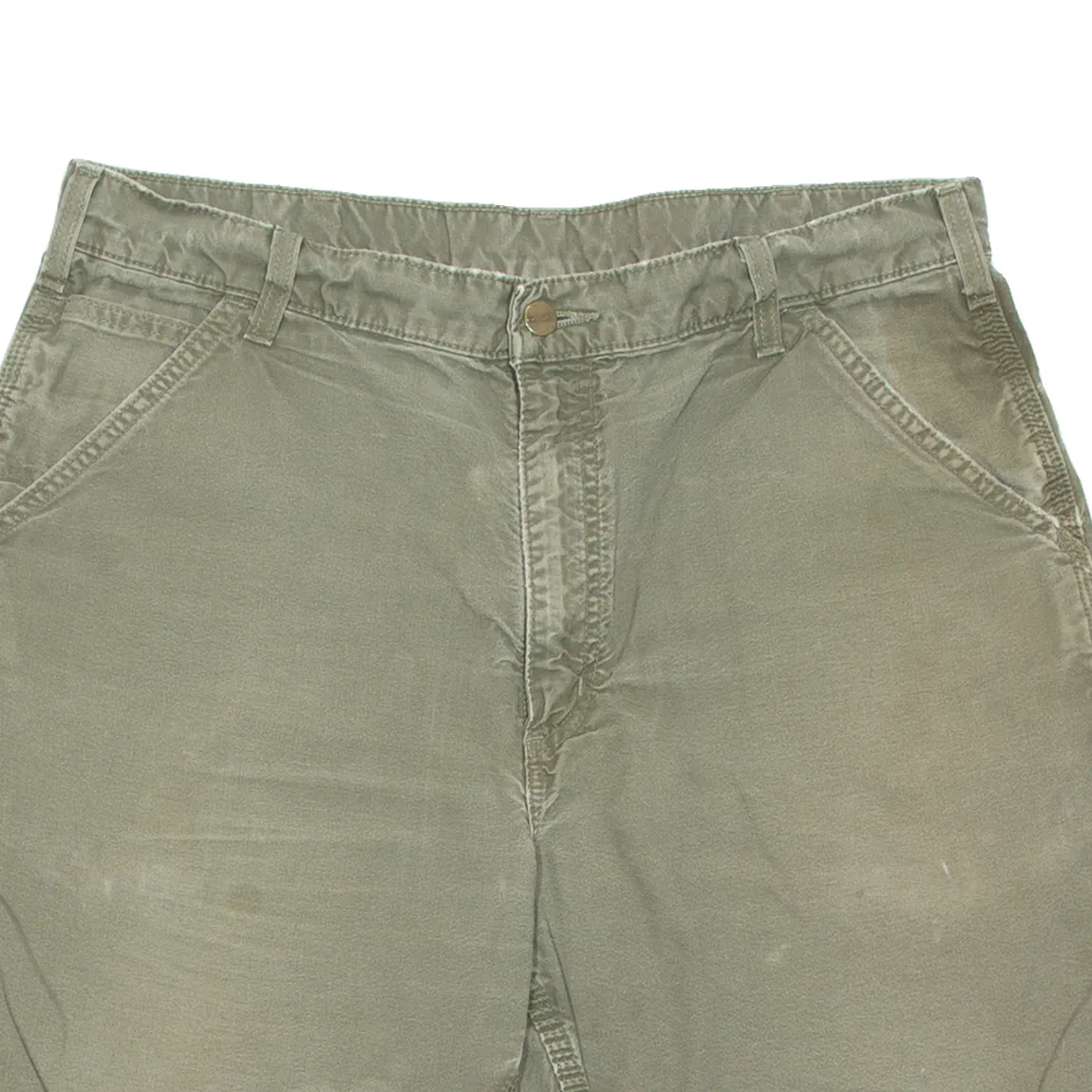 CARHARTT Womens Workwear Shorts Green Relaxed XL W36