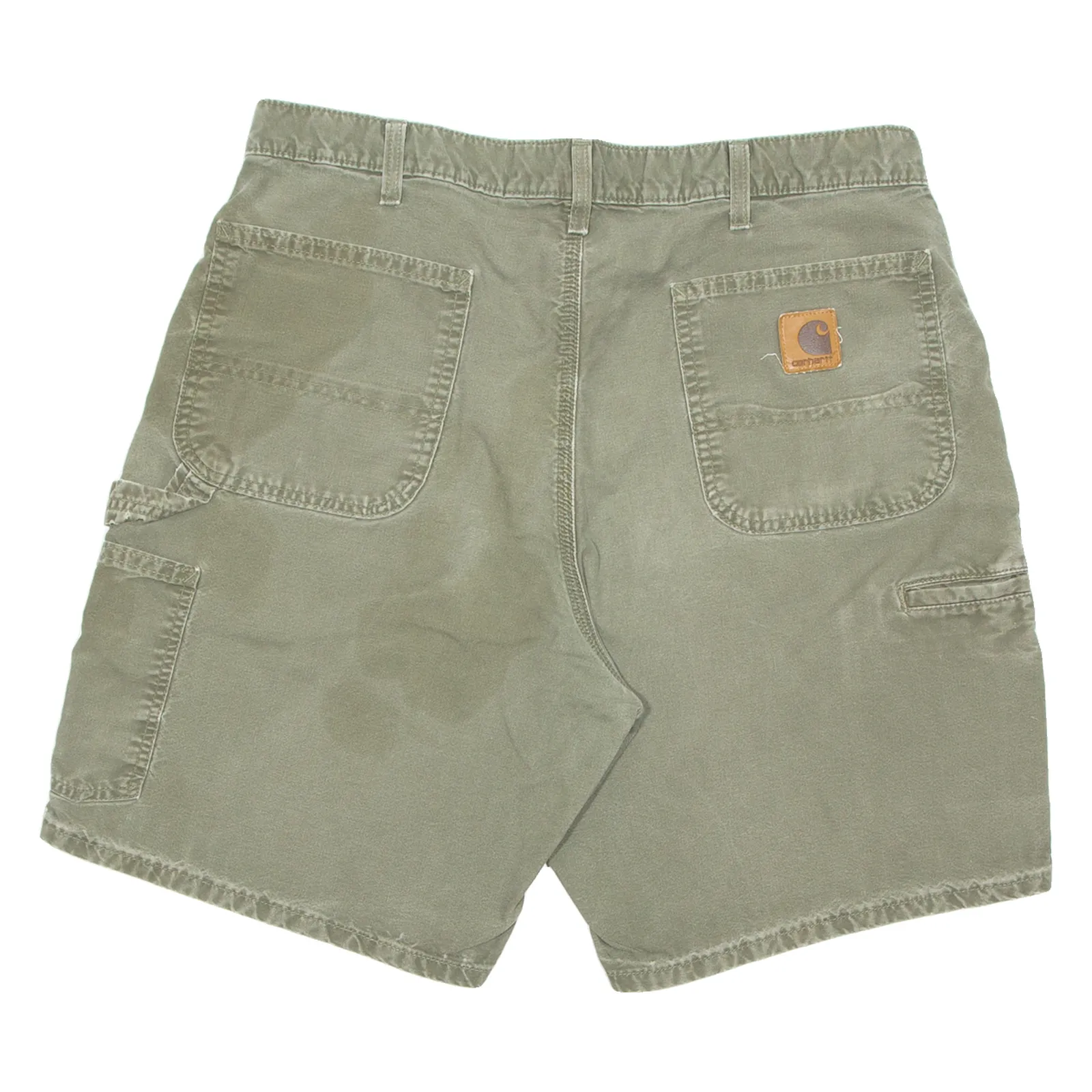 CARHARTT Womens Workwear Shorts Green Relaxed XL W36