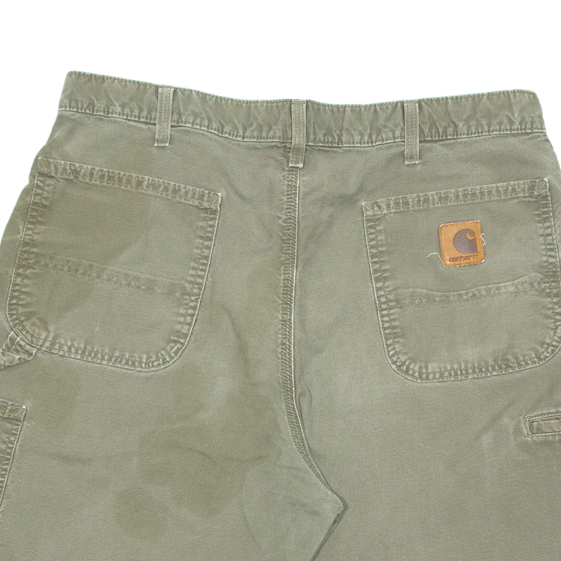 CARHARTT Womens Workwear Shorts Green Relaxed XL W36