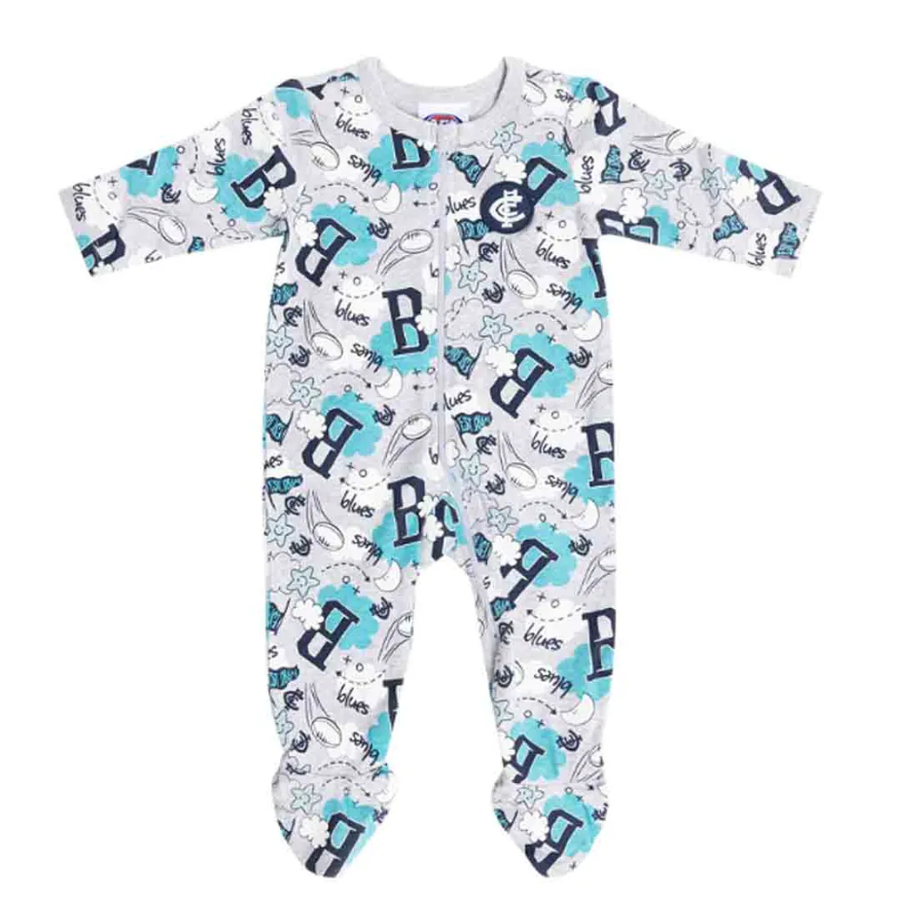 Carlton Blues Baby Cloud Romper