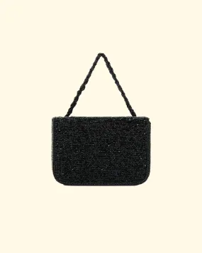 Carmen Beaded Box Bag | Black