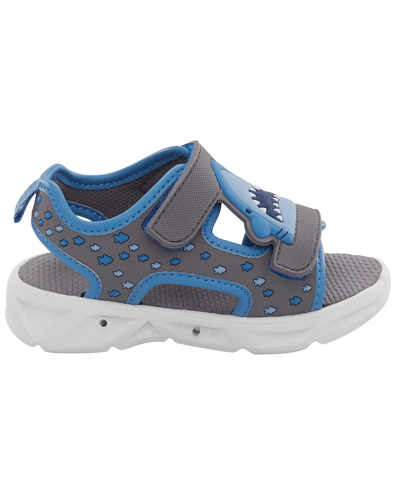 Carter's / OshKosh Toddler Shark Light-Up Sandals