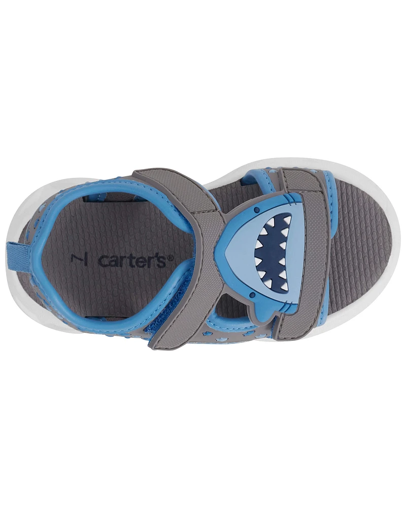 Carter's / OshKosh Toddler Shark Light-Up Sandals