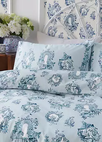 Cath Kidston 30 Years Toile 100% Cotton Percale 200 Thread Count Duvet Cover Set | Kaleidoscope