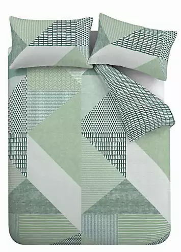 Catherine Lansfield Larsson Geo Duvet Cover Set | Kaleidoscope