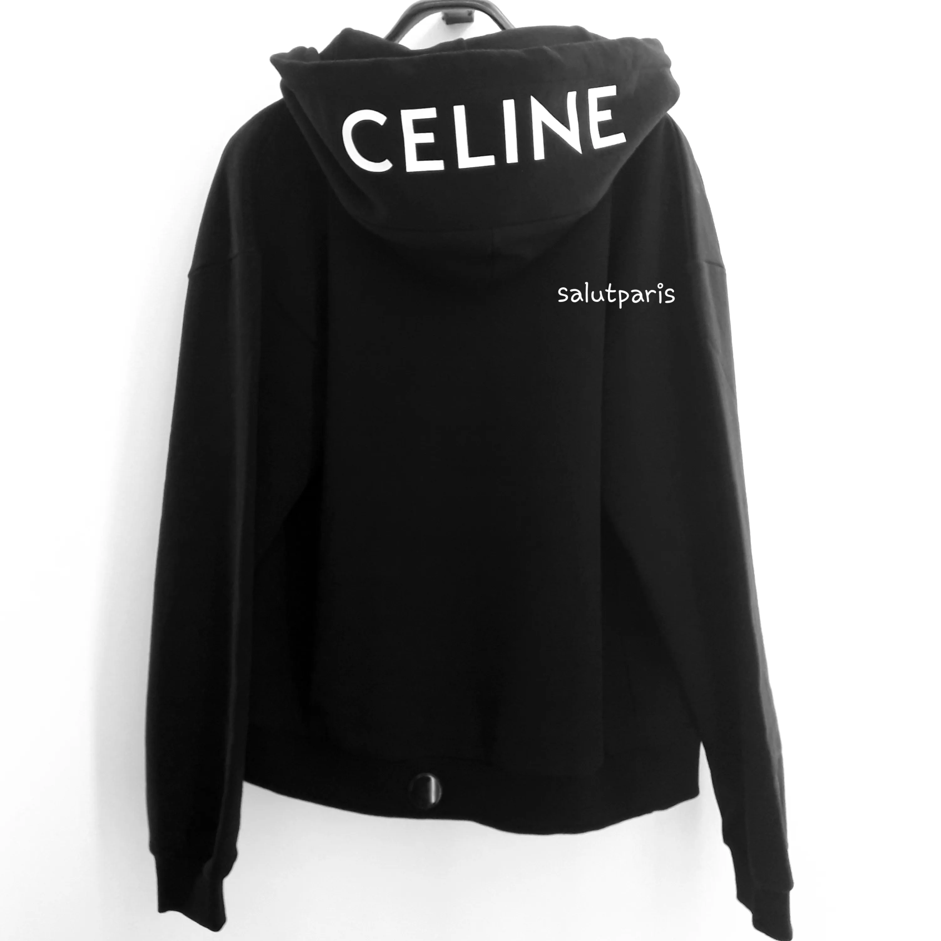 CELINE  |Celine hoodie in cotton fleece