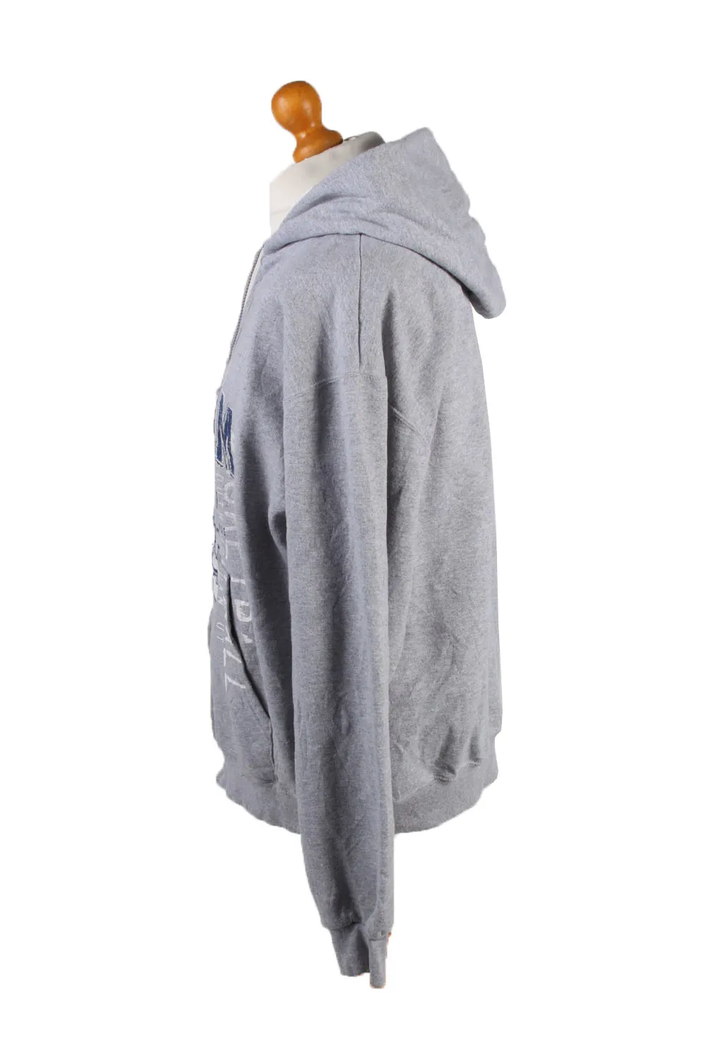 Champion Full Zip Hoodie Sweatshirt Top Grey L - Pepper Tree London