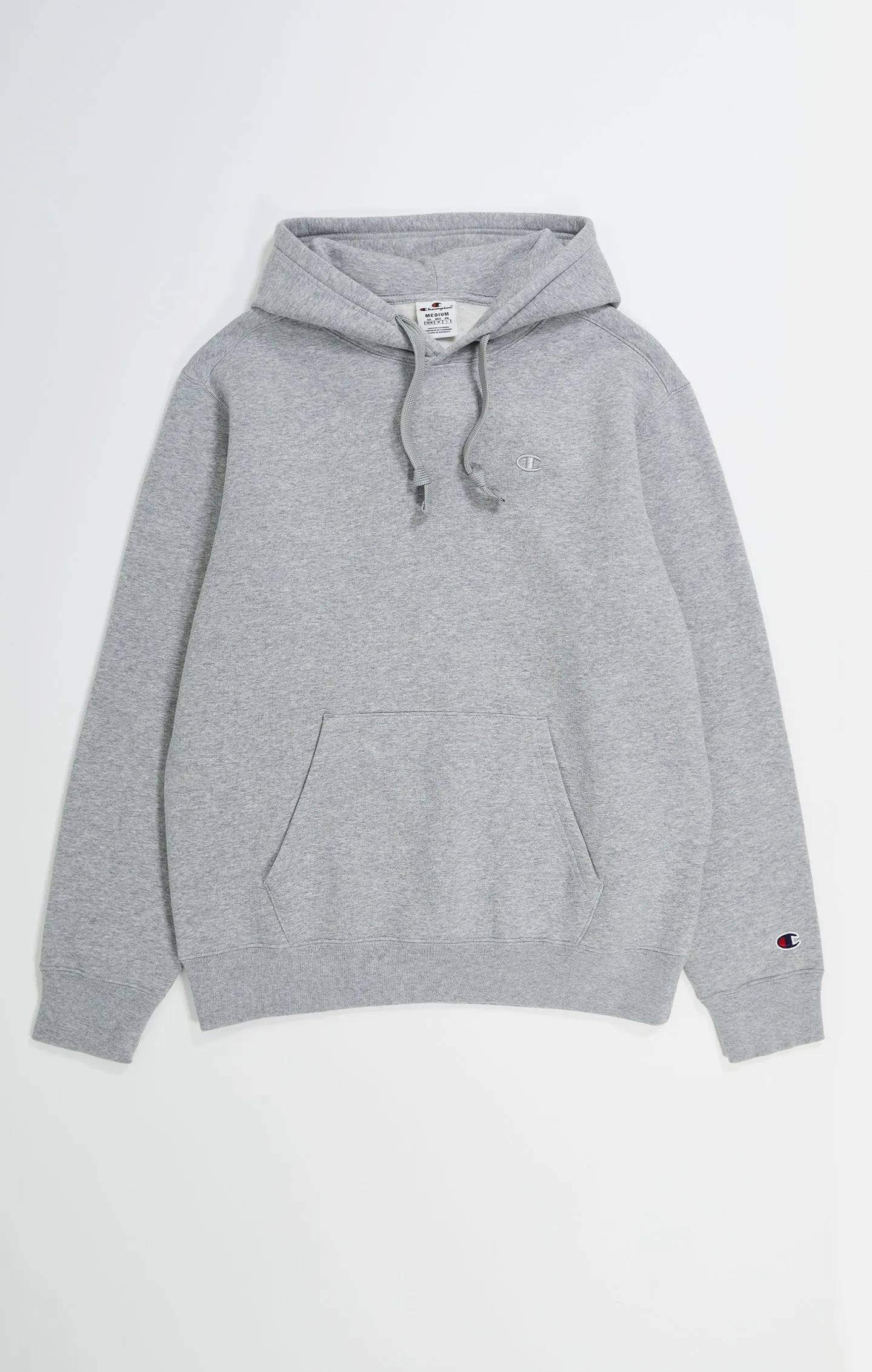 Champion Icons Light Grey Tonal C Logo Fleece Hoodie