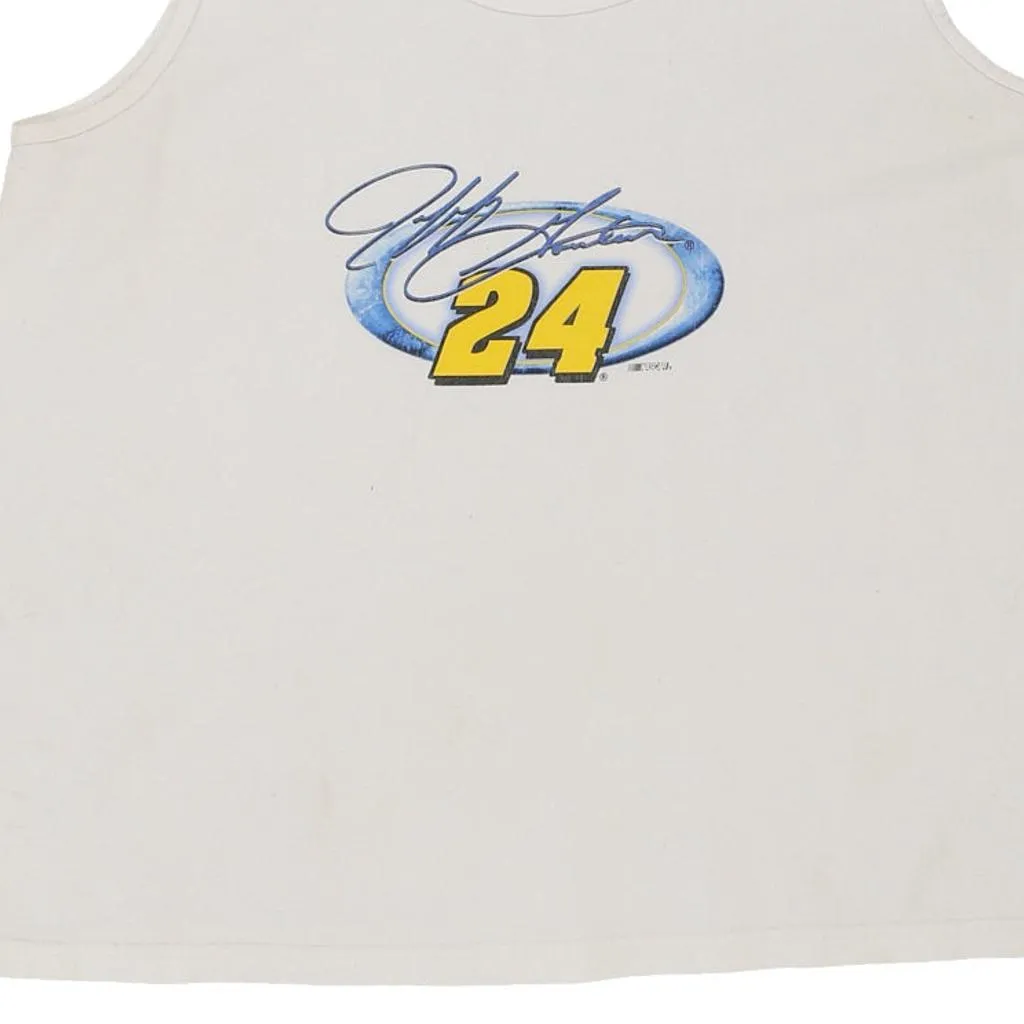 Chase Authentics Nascar Vest - XL White Cotton