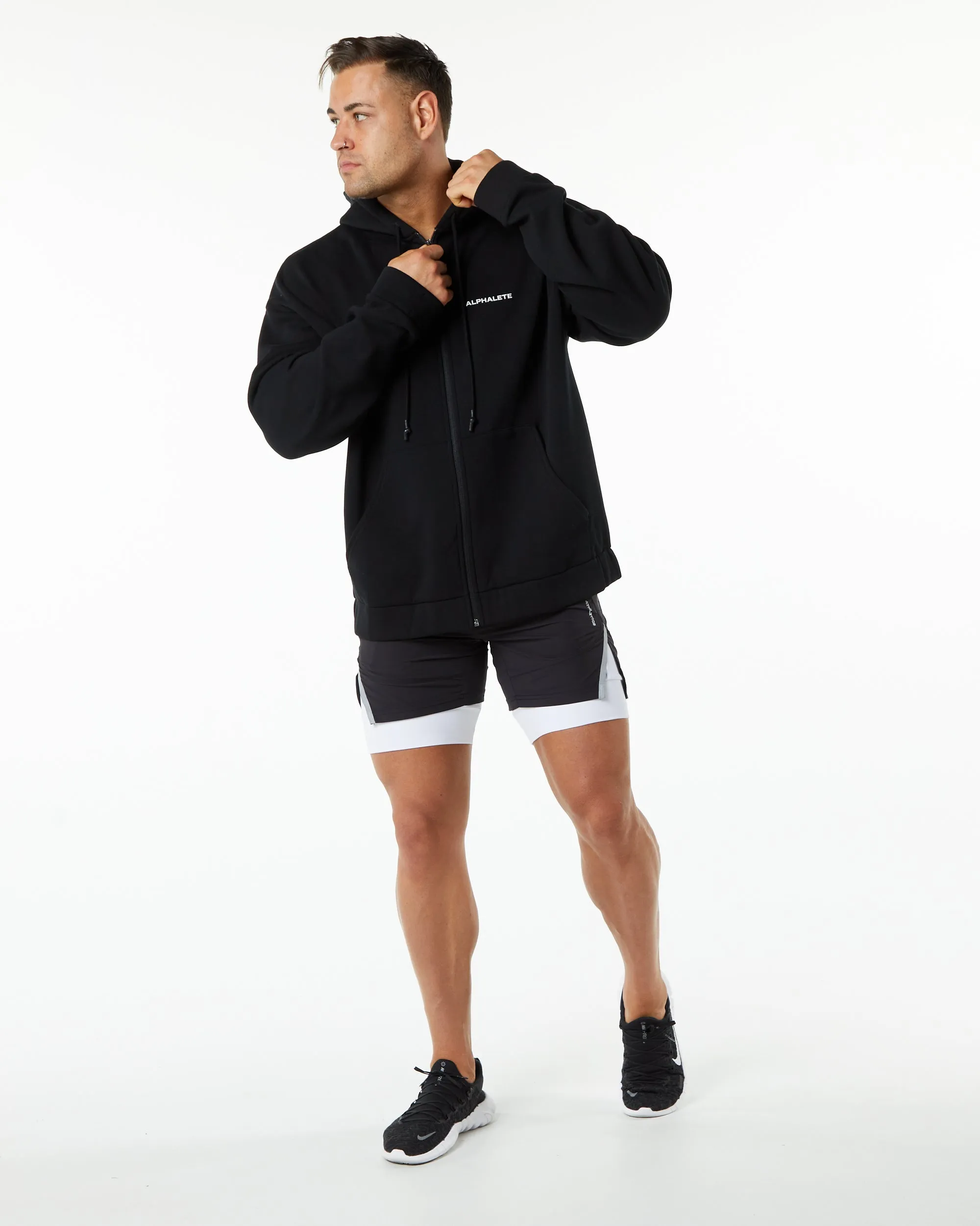 Classic Full-Zip Jacket - Black