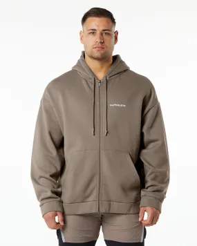 Classic Full-Zip Jacket - Mocha