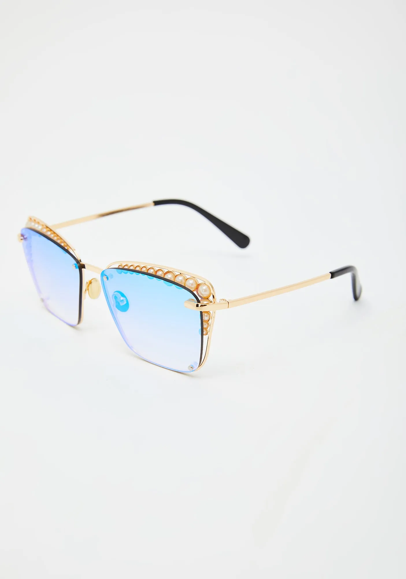 Clear Vision Rectangle Sunglasses-