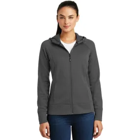 CLOSEOUT - Sport-Tek Ladies Rival Tech Fleece Full-Zip Hooded Jacket