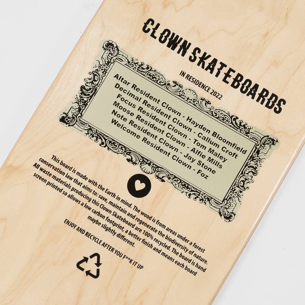 Clown Skateboards - 8.375 Welcome Resident Clowns Skateboard Deck