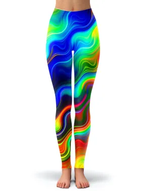 Color Wave Leggings