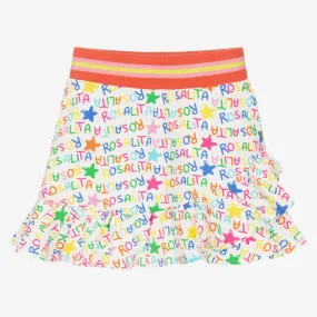 Colourful Logo Cotton Skirt