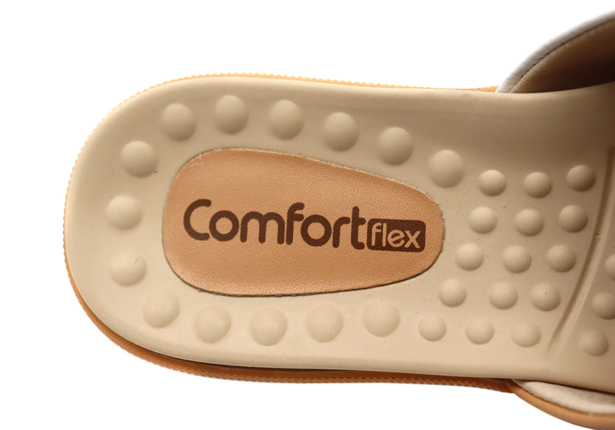 Comfortflex Samantha Womens Leather Slides Sandals Made In Brazil