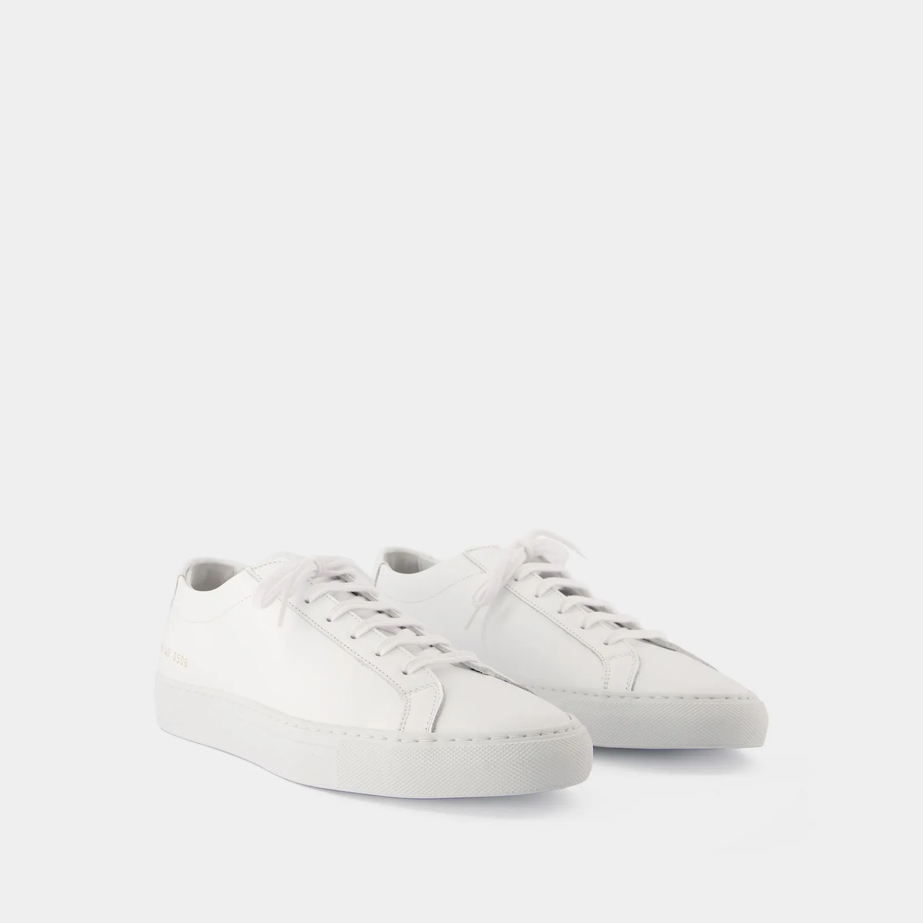 COMMON PROJECTS  Original Achilles Low Sneakers - COMMON PROJECTS - Leather - White