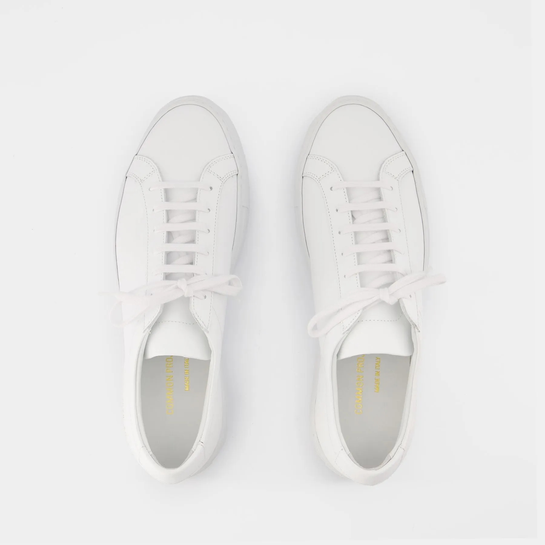 COMMON PROJECTS  Original Achilles Low Sneakers - COMMON PROJECTS - Leather - White