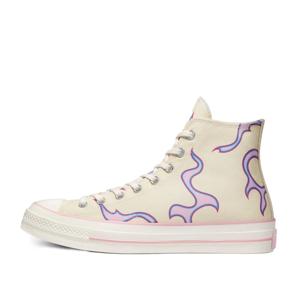 Converse x Golf Le Fleur Chuck 70 Hi (Creme/ Pink / Blue)