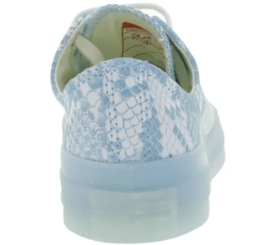 Converse x Golf Wang Chaussures basses cool baskets en cuir véritable Chuck 70 Ox Bleu/Blanc