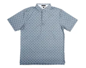 Cooling Performance Polo-Washed Blue Palm Final Sale