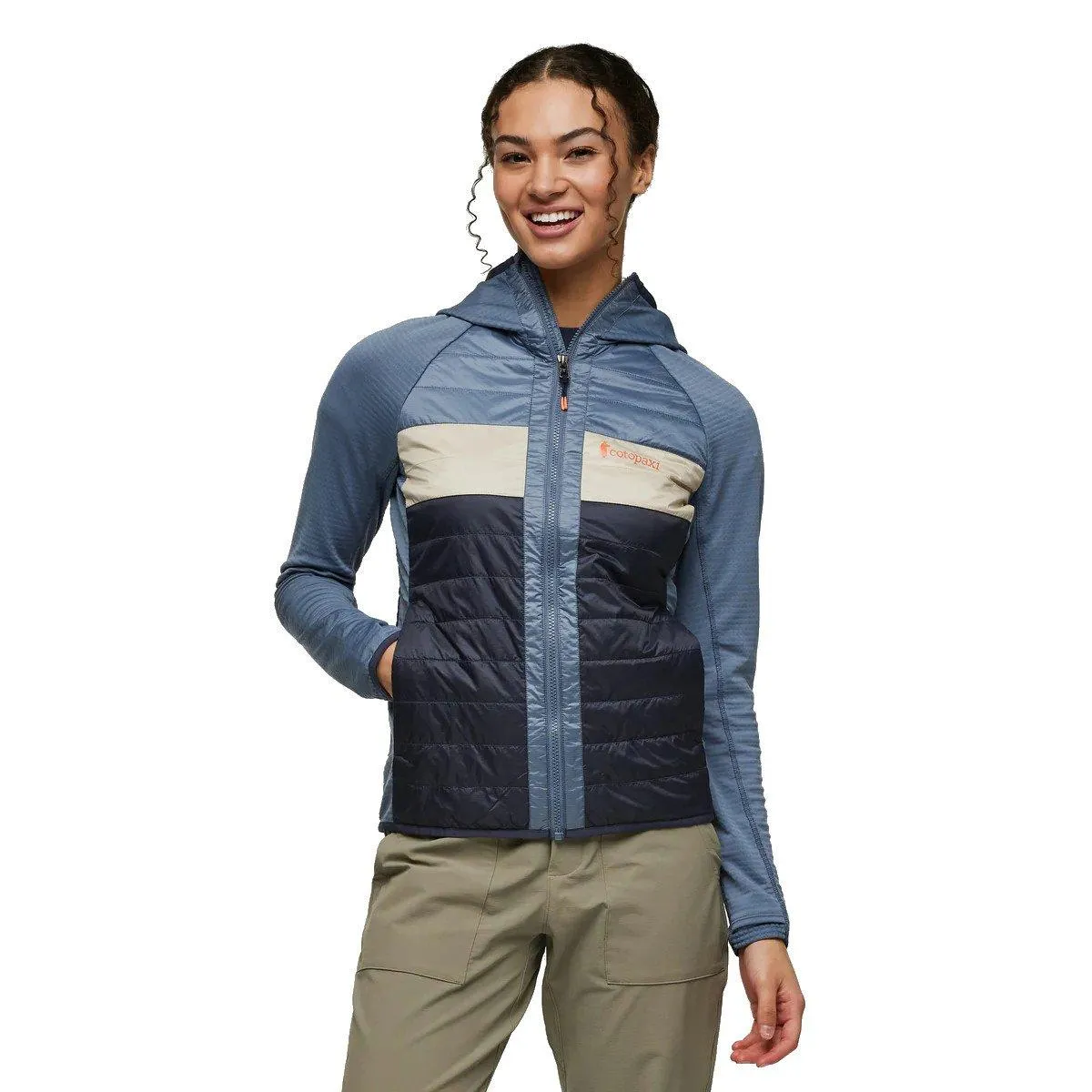 Cotopaxi Women's Capa Hybrid Insulated Hooded Jacket - Blue | George Fisher