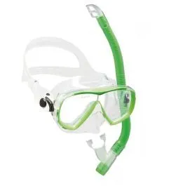 Cressi Estrella Junior & Top Snorkeling Goggles - Green