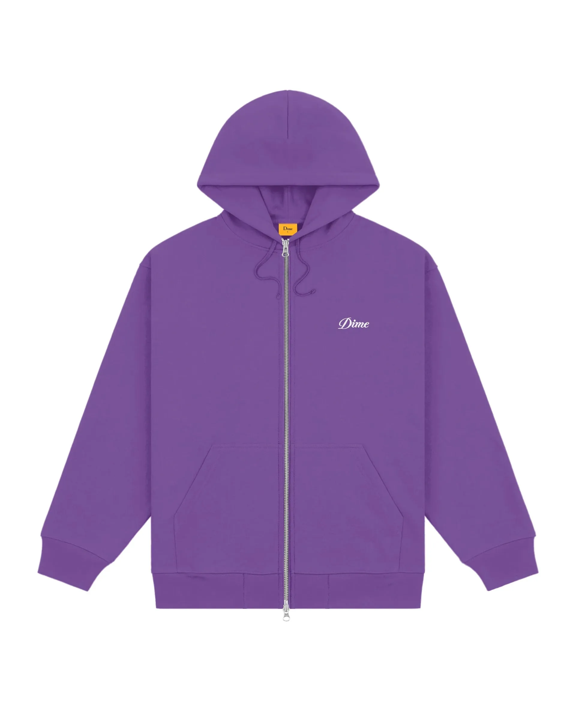 Cursive Zip-Up Hoodie