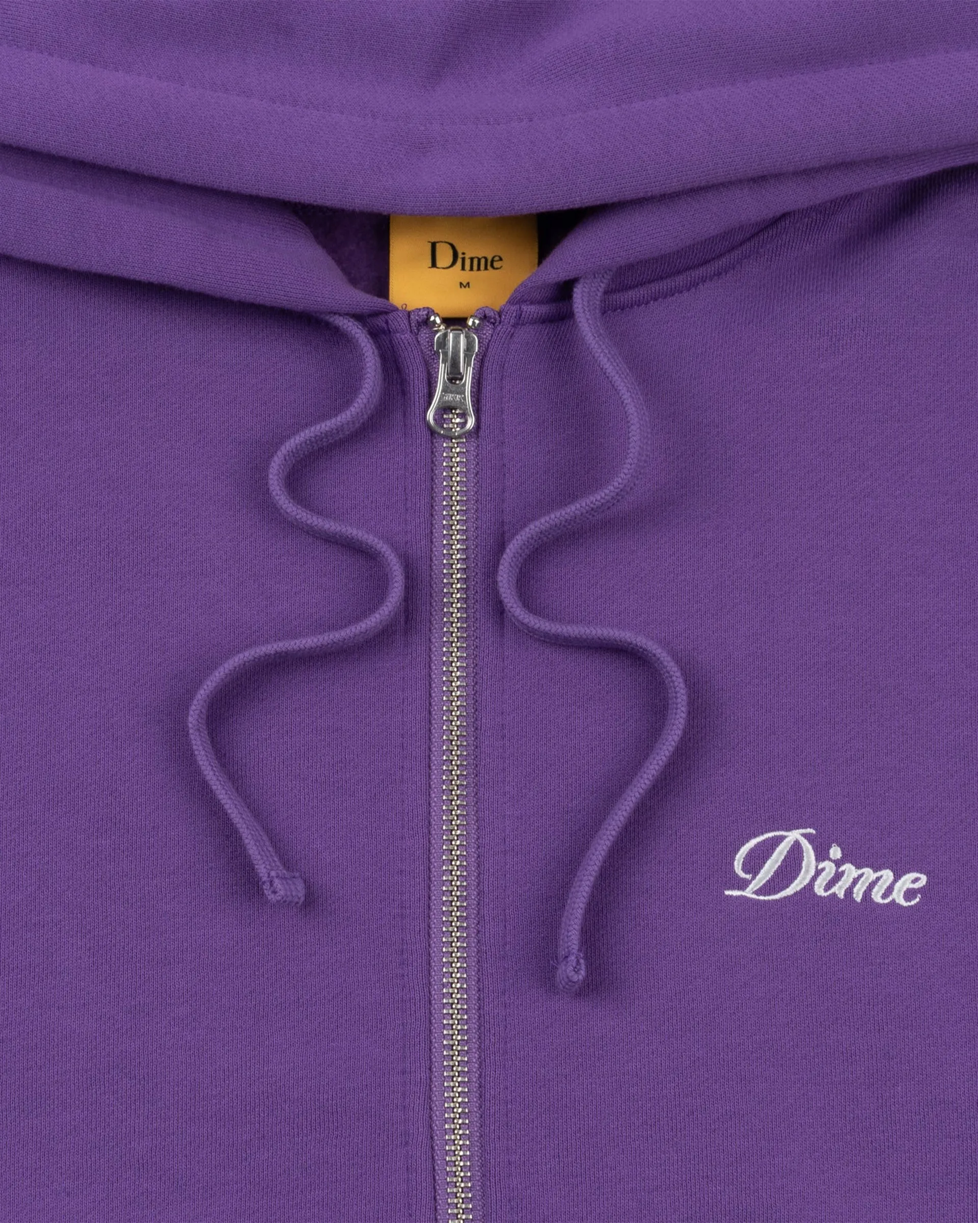 Cursive Zip-Up Hoodie