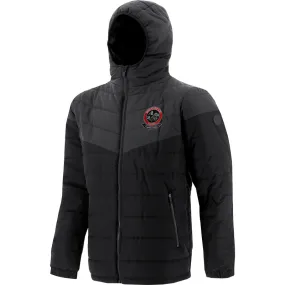 Deen Celtic AFC Kids' Maddox Hooded Padded Jacket Black