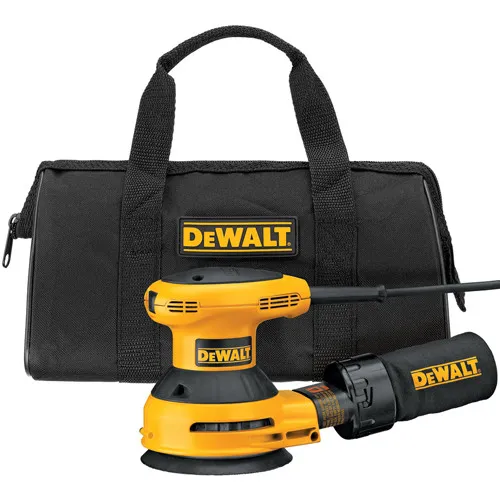 DEWALT D26451K - 5" Ros With Hook & Loop Pad And Dust Collection W/ Bag