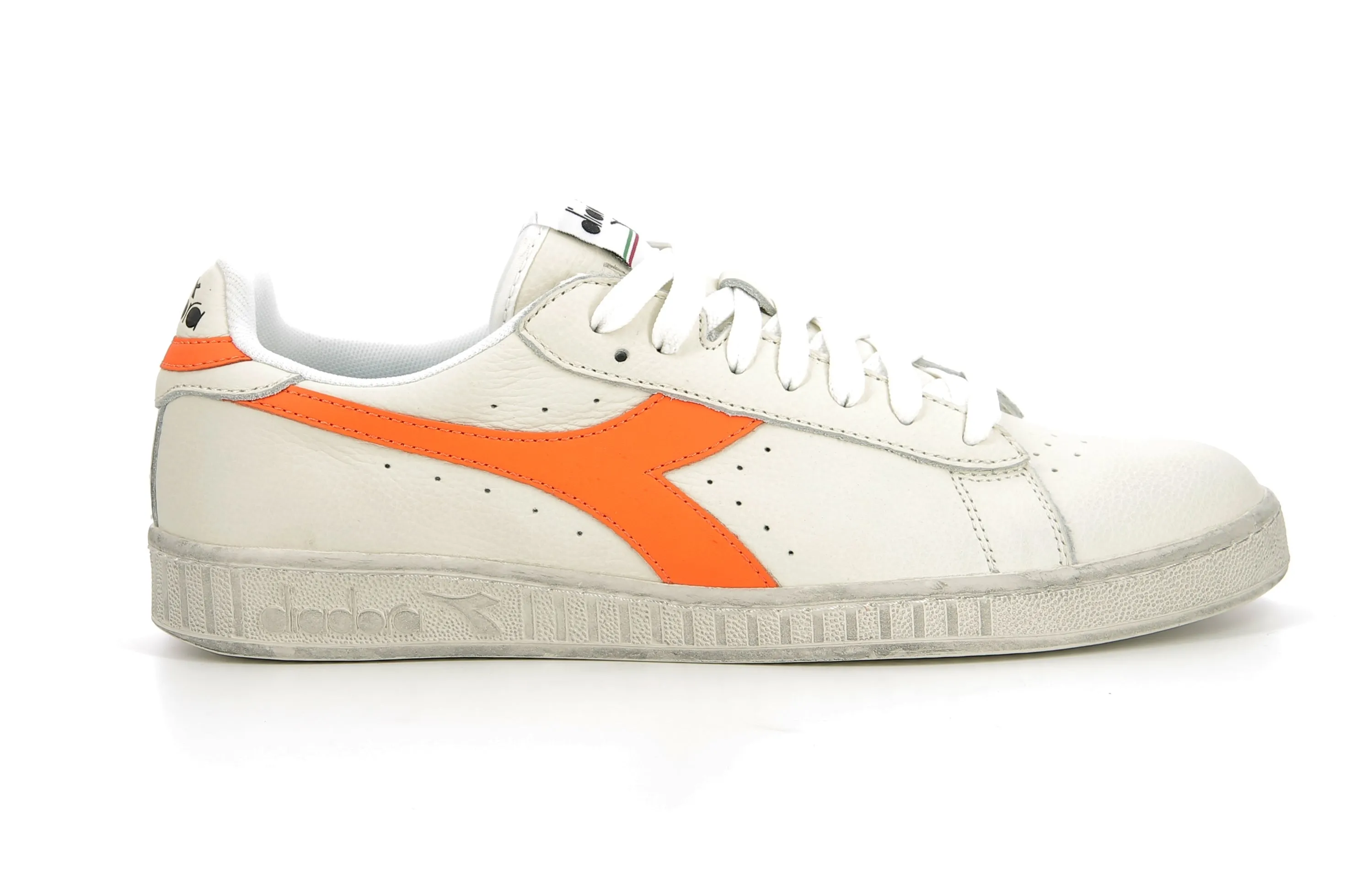 Diadora - Sneakers Bas - Game L Fluo Wax - White/ Orange 1575 C