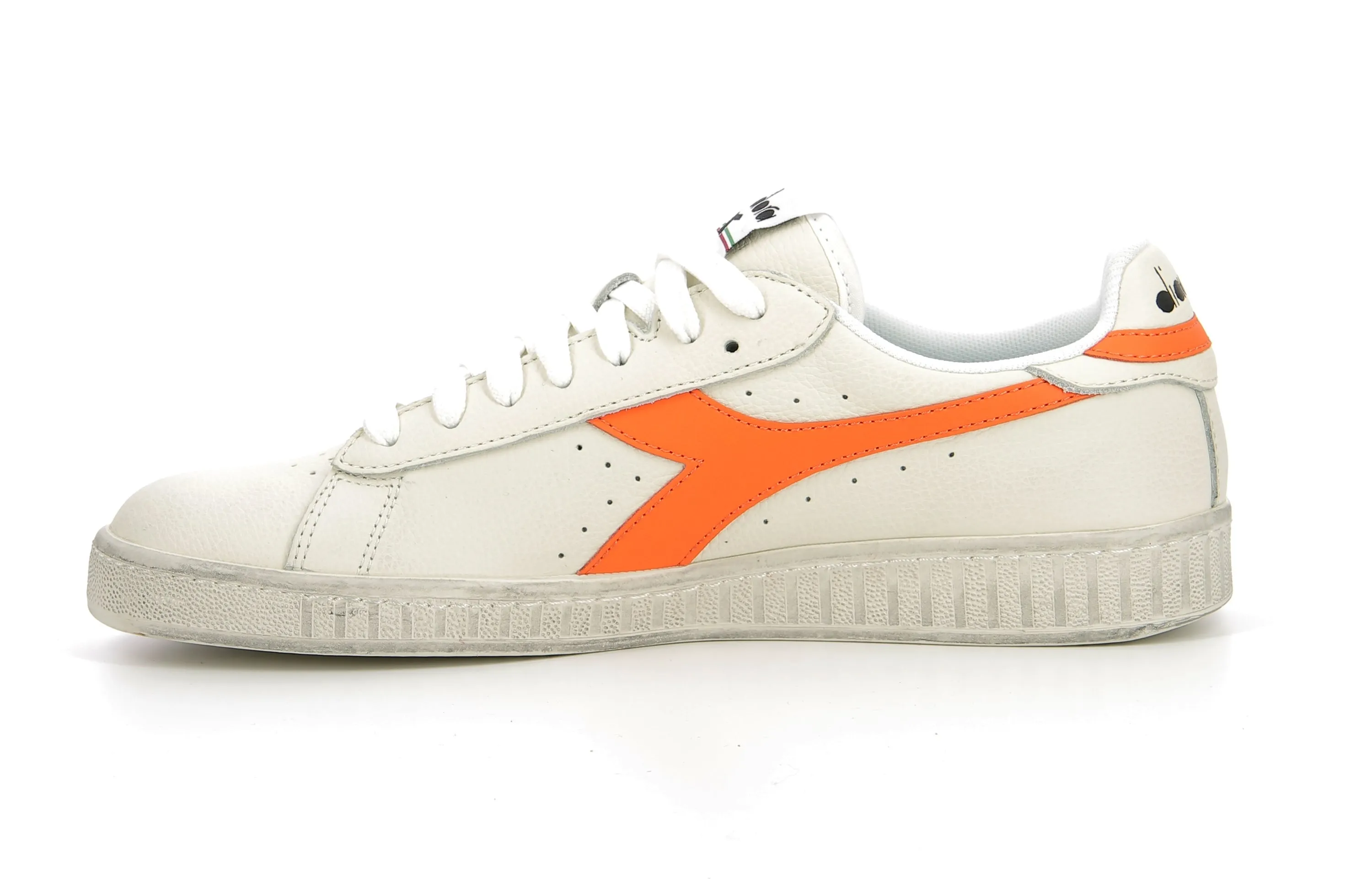 Diadora - Sneakers Bas - Game L Fluo Wax - White/ Orange 1575 C